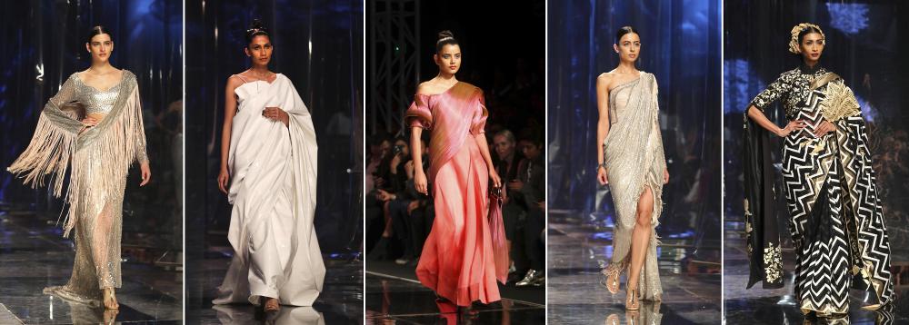 AP Photos: Saris stand out on Indian fashion runway - Washington Times